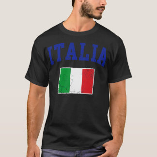 Camiseta Italia Bandera Patrimonio familiar Italia Vintage