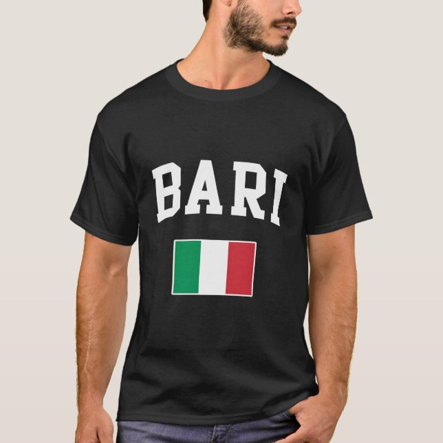 Camiseta Italia Bari Tuscany Sicily Italy Italian Flag Ital (Anverso)