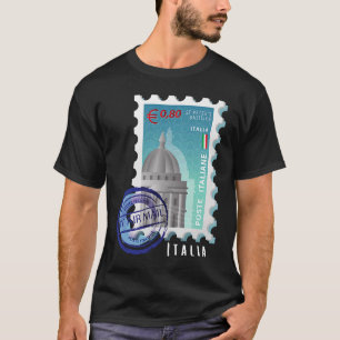 Camiseta Italia Basílica del Vaticano Sello italiano souven