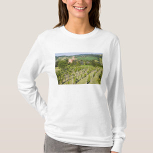 Camiseta Italia, Bolonia, visión a través del viñedo a