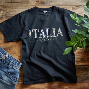 Camiseta Italia   Camisas minimalistas de orgullo italiano 