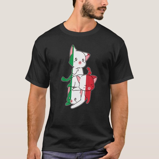 Camiseta Italia Cats Italia Italiano (Anverso)