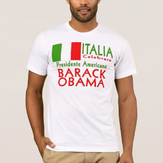 Camiseta ITALIA CELEBRARE Obama Giorno di Inaugurazione