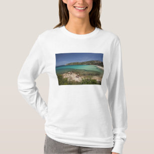 Camiseta Italia, Cerdeña, Baja Cerdeña. Playa del resort.