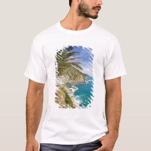 Camiseta Italia, Cinque Terre, Vernazza, Hillside Town of