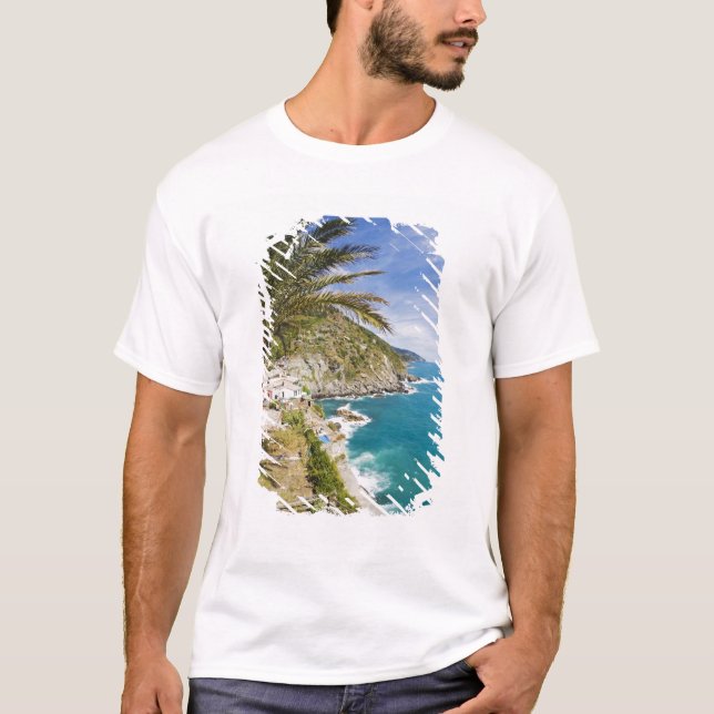 Camiseta Italia, Cinque Terre, Vernazza, Hillside Town of (Anverso)