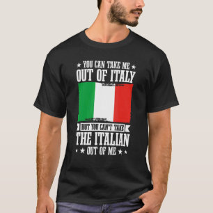 Camiseta Italia: Cultura italiana, no se puede llevar el it
