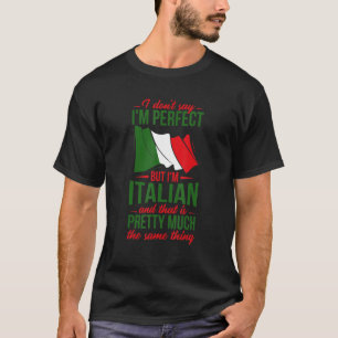 Camiseta Italia: Cultura italiana, raíces pero soy italiano