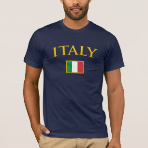 Camiseta Italia de oro