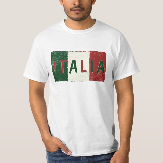 Camiseta Italia, el diseño de Eli (Anverso)