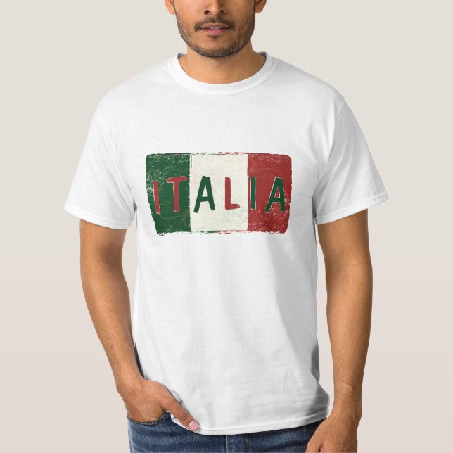 Camiseta Italia, el diseño de Jen (Anverso)