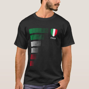 Camiseta Italia: Emblema de la bandera italiana - Ancestro 
