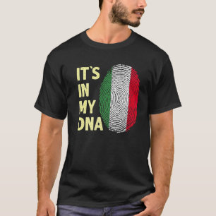 Camiseta Italia En Mi Adn Bandera Italiana Italia