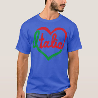 Camiseta Italia En Mi Corazón