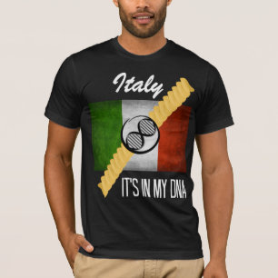 Camiseta Italia Está en mi Molécula de ADN Bandera italiana