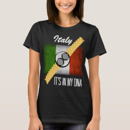 Camiseta Italia Está en mi Molécula de ADN Bandera italiana