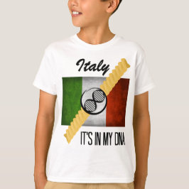 Camiseta Italia Está en mi Molécula de ADN Bandera italiana