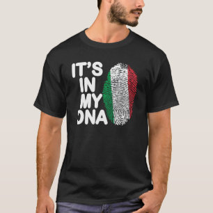 Camiseta Italia Funny Italiano Su En Mi Dna Italia