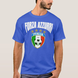 Camiseta Italia Fútbol 4 Estrellas Forza Azzurri
