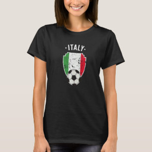 Camiseta Italia Fútbol Bandera Italiana Roo Orgullo Italian
