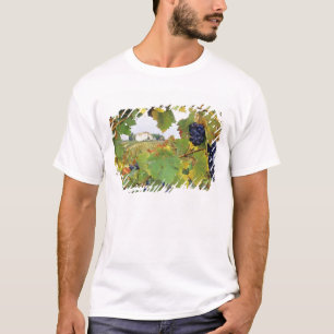 Camiseta Italia, granja de Toscana vista a través de