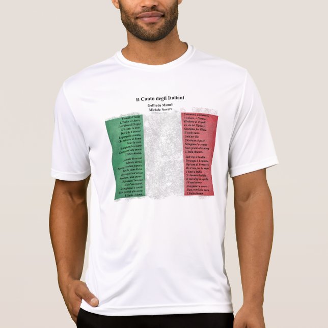 Camiseta Italia - Il Canto degli Italiani (Anverso)