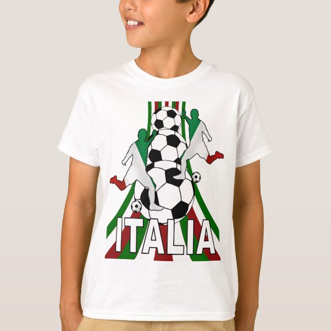 Camiseta Italia Italia, fútbol aa del fútbol (Anverso)