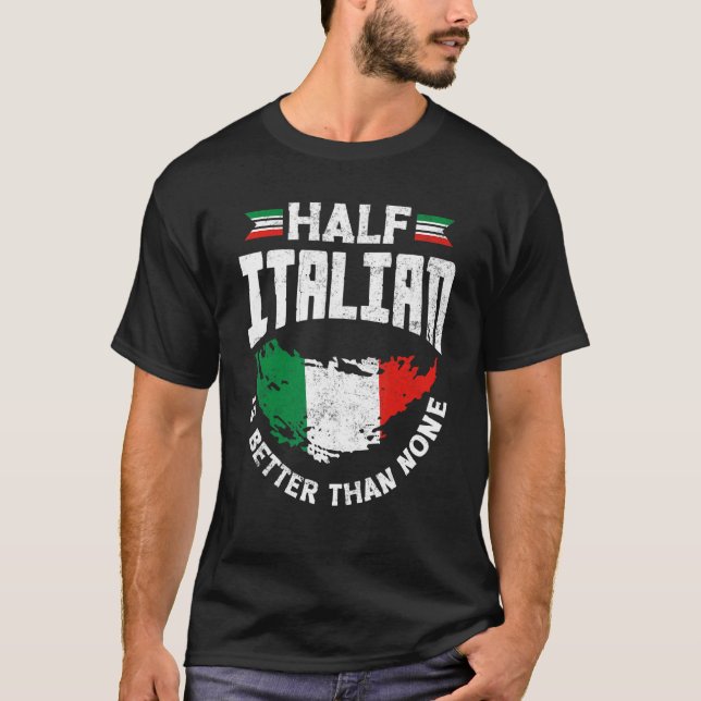 Camiseta Italia Italia Italia Bandera Italiana Medio Italia (Anverso)