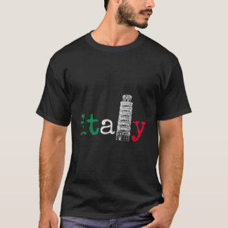 Camiseta Italia Italia Italia Bandera Italiana Prima Torre 