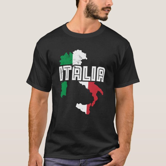Camiseta Italia Italia Italia Roma Italia Italia Italia Ita (Anverso)