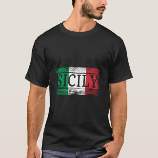Camiseta Italia Italian Flag I Sicily Italy