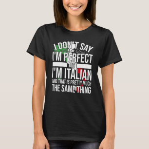 Camiseta Italia Italiana Soy Italiana Es Como Bein Perfect