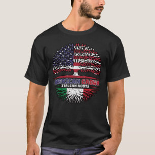 Camiseta Italia Italiano EE. UU. Americano Estados Unidos Á