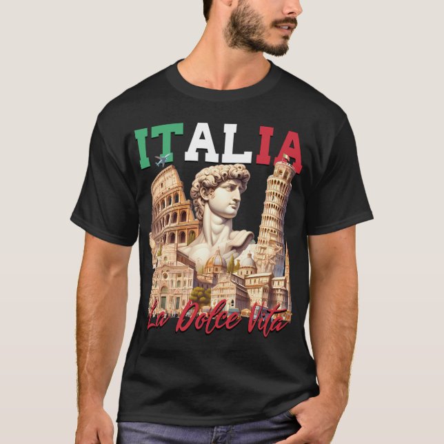 Camiseta Italia La Dolce Vita (Anverso)
