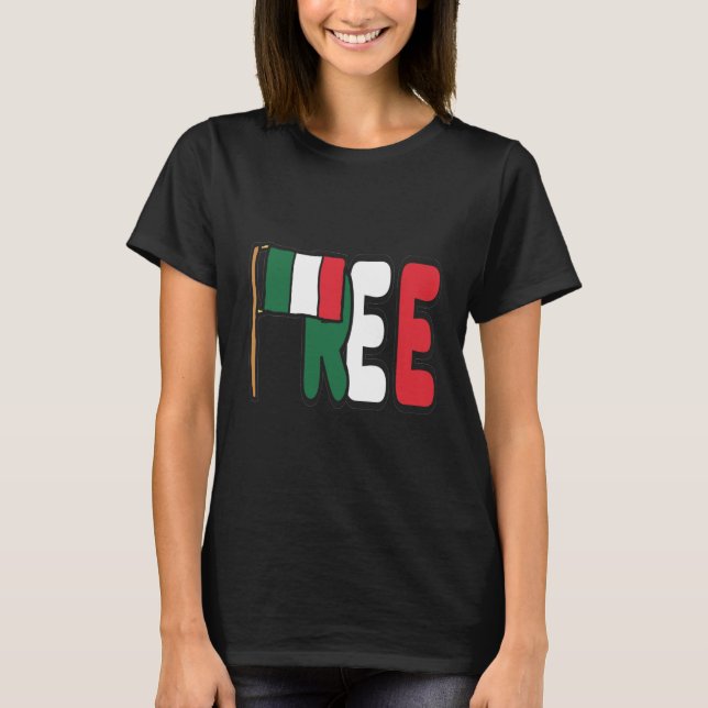 Camiseta Italia libre - Italexit (Anverso)