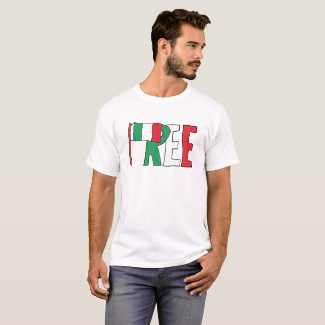 Camiseta Italia libre - Italexit (Anverso completo)