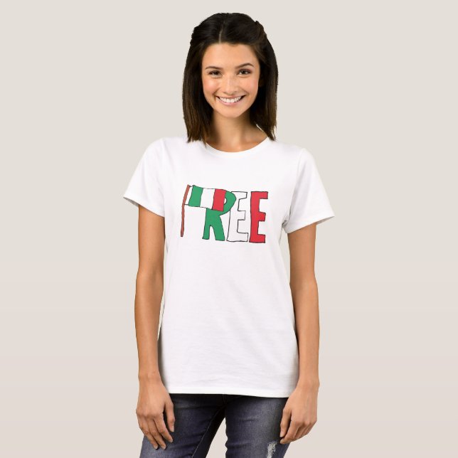 Camiseta Italia libre - Italexit (Anverso completo)