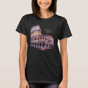 Camiseta Italia monumento Roma Italia recuerdo Italia Roma 