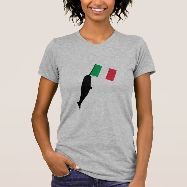 Camiseta Italia Narwhal (Anverso)