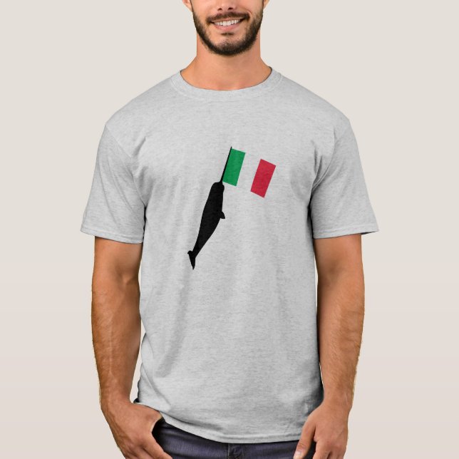 Camiseta Italia Narwhal (Anverso)