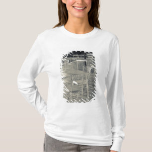Camiseta Italia, provincia de Brescia, Sirmione. Café junto
