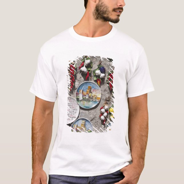 Camiseta Italia, Provincia de Brescia, Sirmione. Souvenirs. (Anverso)