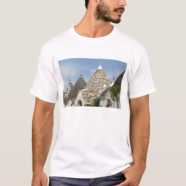 Camiseta Italia, Puglia, Alberobello, Terra dei Trulli, (Anverso)