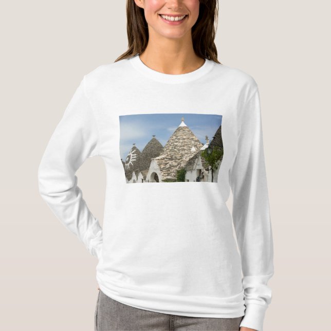 Camiseta Italia, Pulla, Alberobello, Terra dei Trulli, (Anverso)