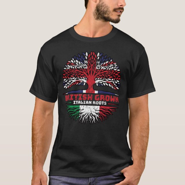 Camiseta Italia Reino Unido Italiano Reino Unido Restos de  (Anverso)