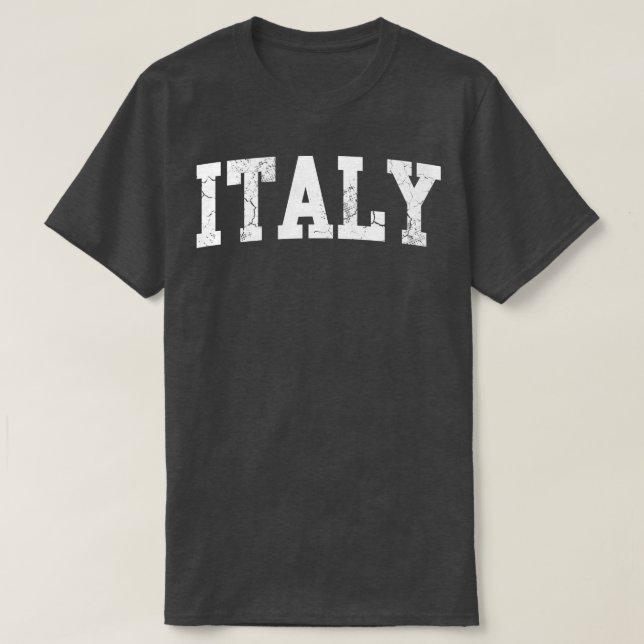 Camiseta Italia retro italiano hogar (Diseño del anverso)