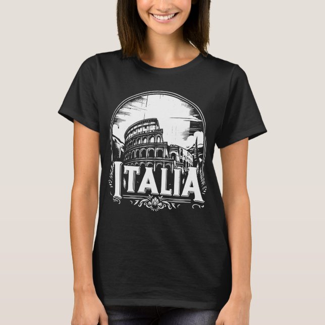 Camiseta Italia Roma Coliseo (Anverso)