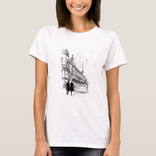 Camiseta italia romántica vintage