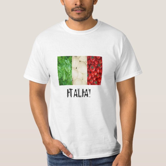 Camiseta ¡Italia! Serie del mundial por RebelFly (Anverso)