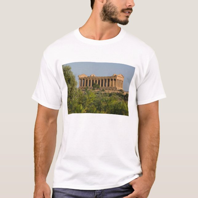Camiseta Italia, Sicilia, Agrigento, La Valle dei templis,  (Anverso)